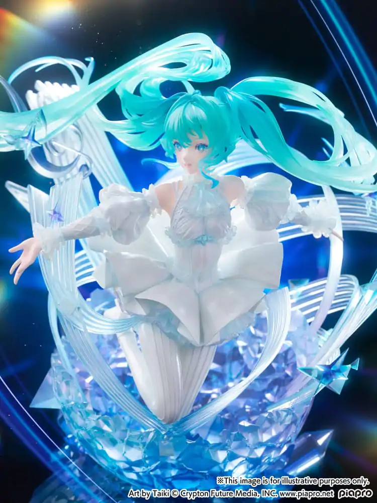 Hatsune Miku PVC Statue 1/7 Hatsune Miku - Crystal Dress Ver. 22 cm Produktfoto