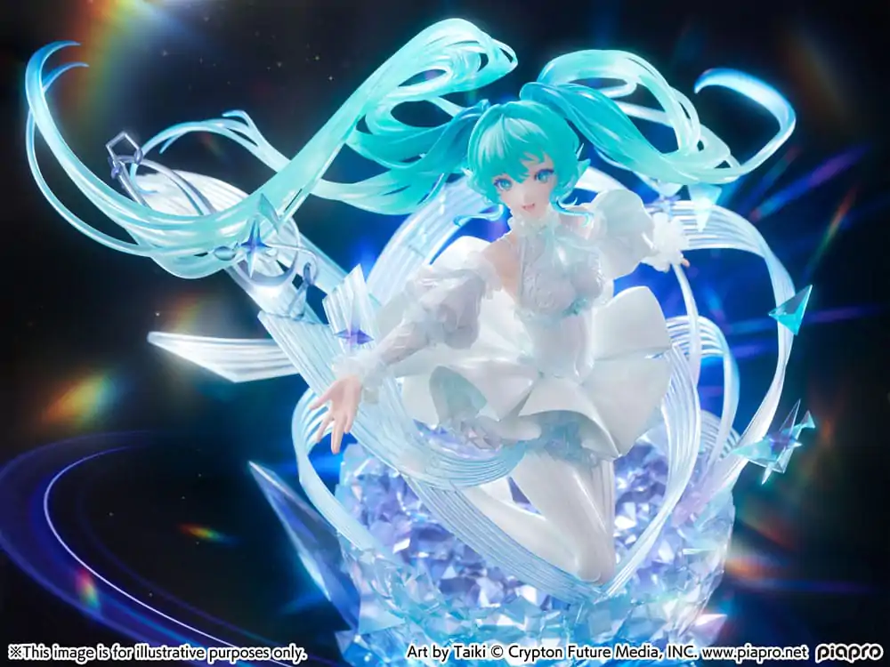 Hatsune Miku PVC Statue 1/7 Hatsune Miku - Crystal Dress Ver. 22 cm Produktfoto