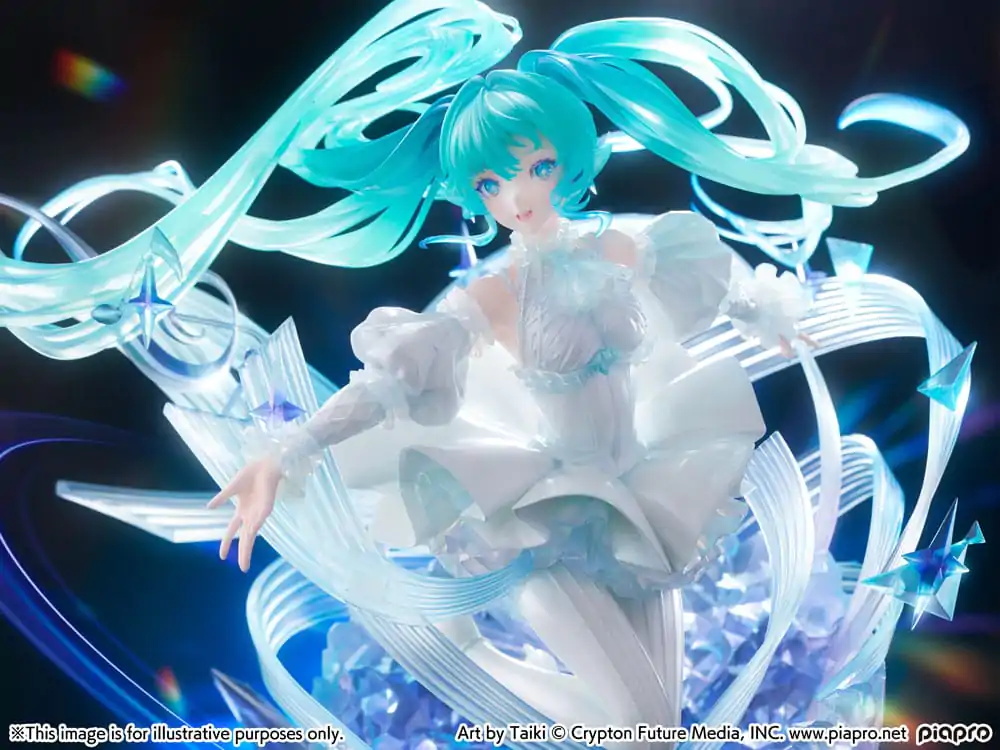 Hatsune Miku PVC Statue 1/7 Hatsune Miku - Crystal Dress Ver. 22 cm Produktfoto