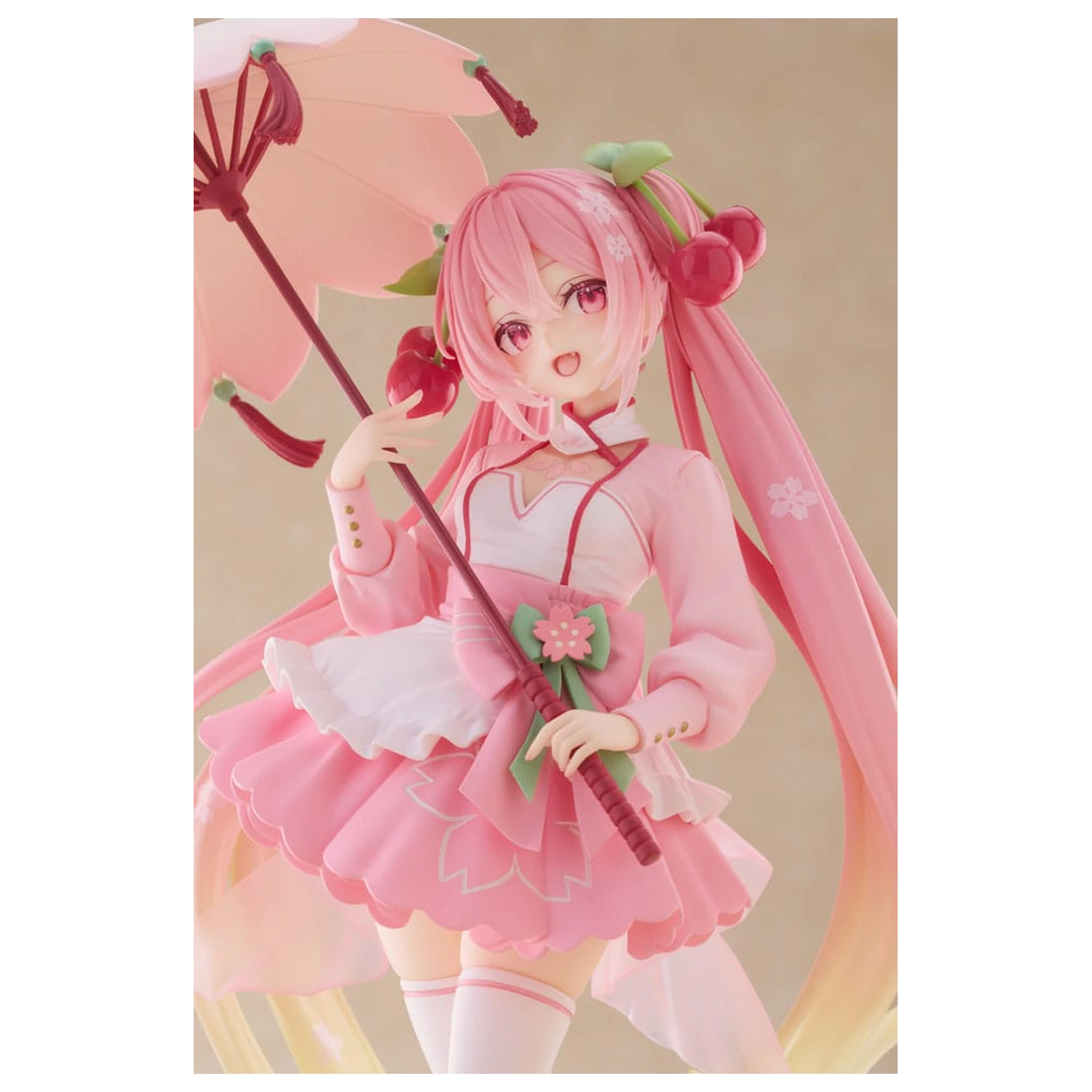 Hatsune Miku AMP PVC Statue Newley Written Sakura Miku Sakura Dress Version 21 cm Produktfoto