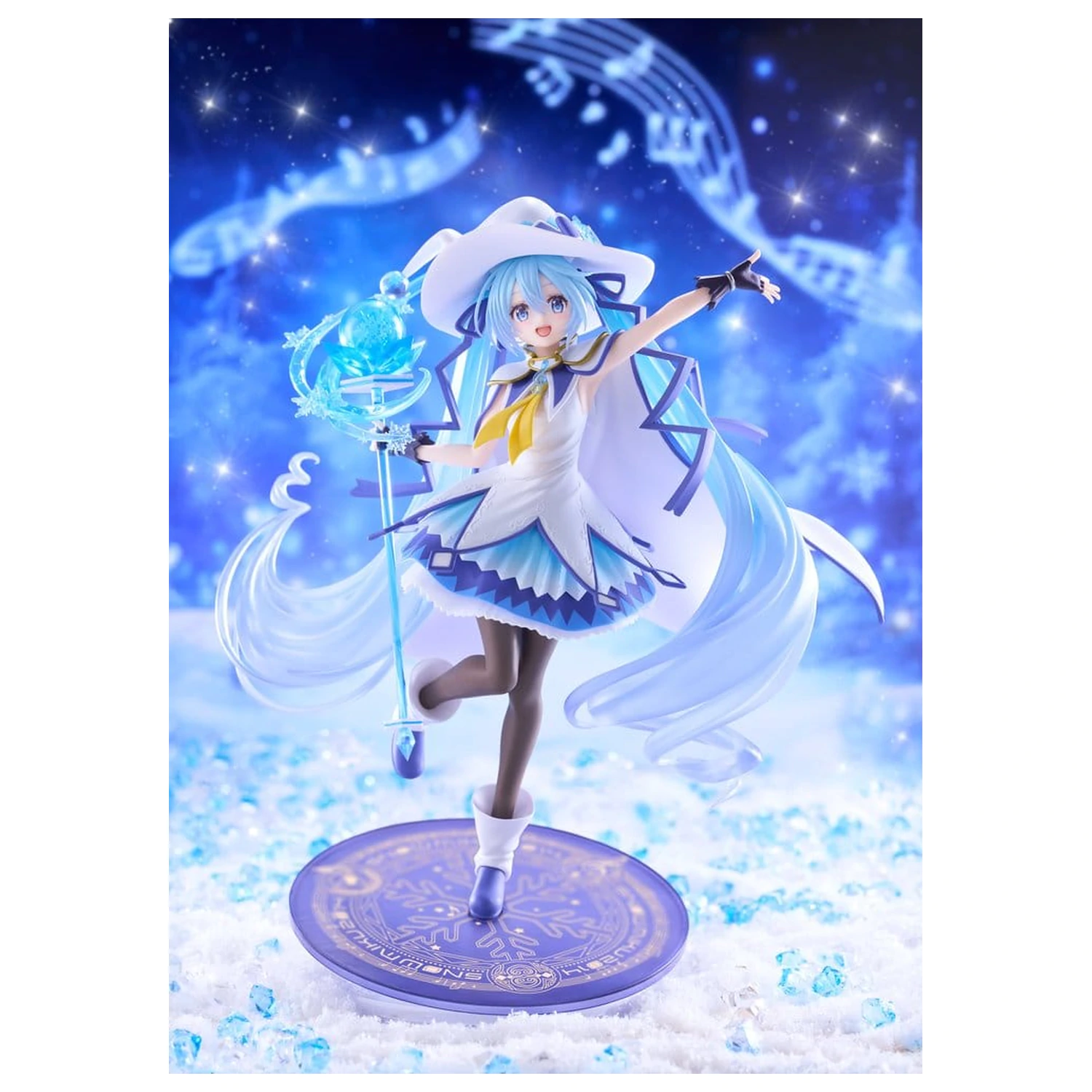 Hatsune Miku AMP+ PVC Figur Snow Miku All Stars 2014 Ver. 25 cm Produktfoto