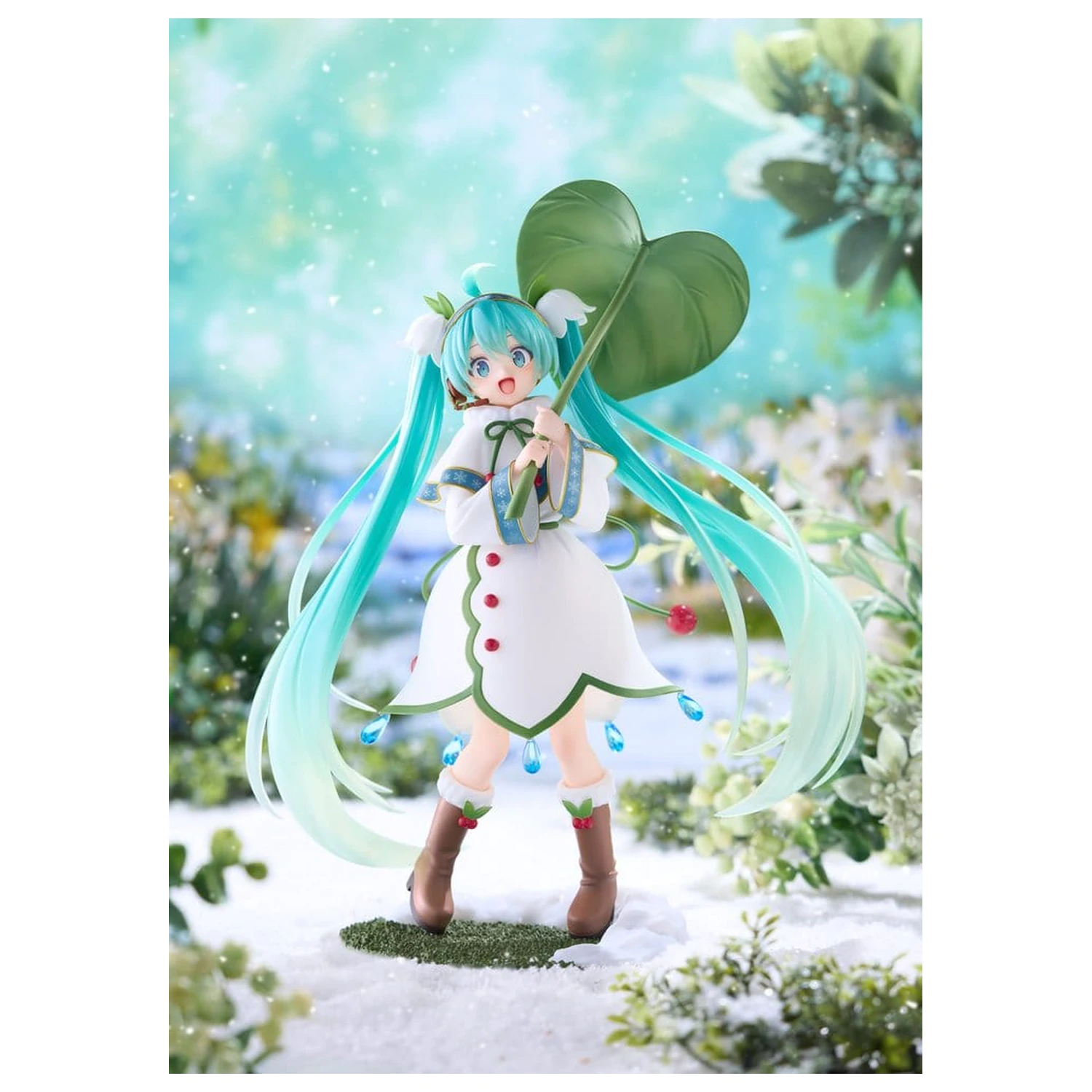 Hatsune Miku AMP+ PVC Figur Snow Miku All Stars 2015 Ver. 22 cm Produktfoto