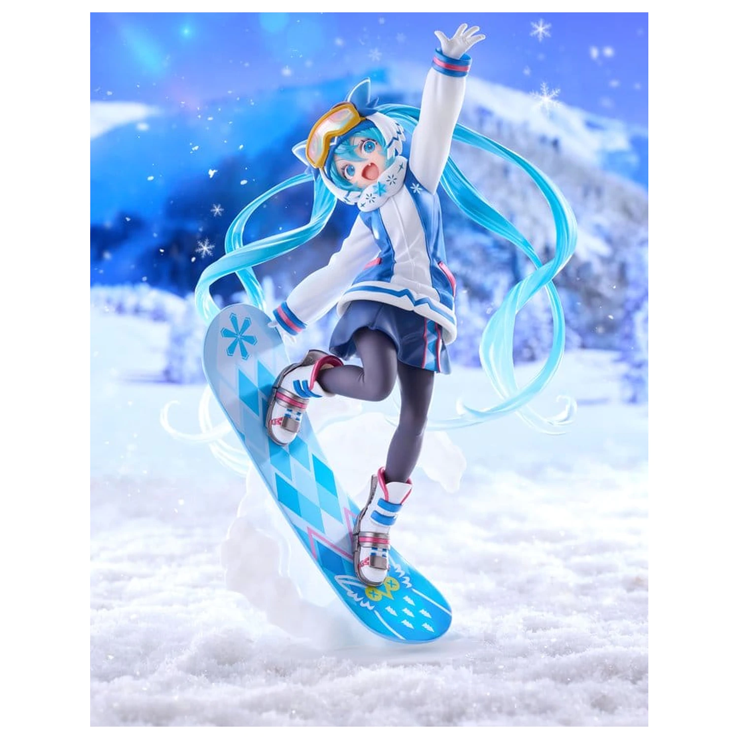 Hatsune Miku AMP+ PVC Figur Snow Miku All Stars 2016 Ver. 23 cm Produktfoto