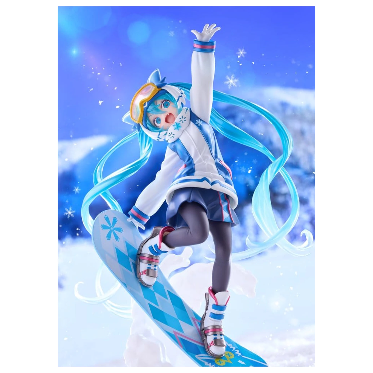 Hatsune Miku AMP+ PVC Figur Snow Miku All Stars 2016 Ver. 23 cm Produktfoto