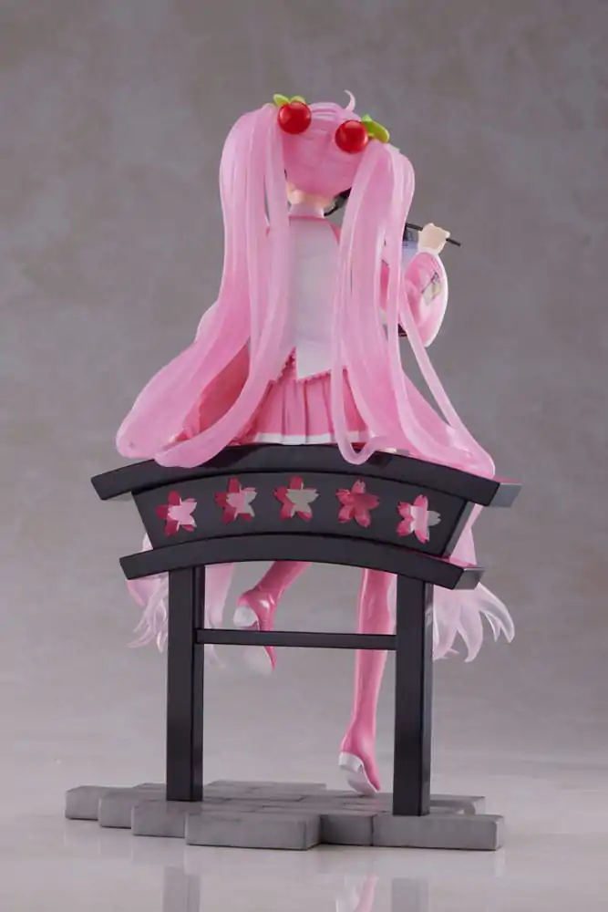 Hatsune Miku AMP PVC Statue Sakura Miku Lantern Ver. Reissue 20 cm Produktfoto