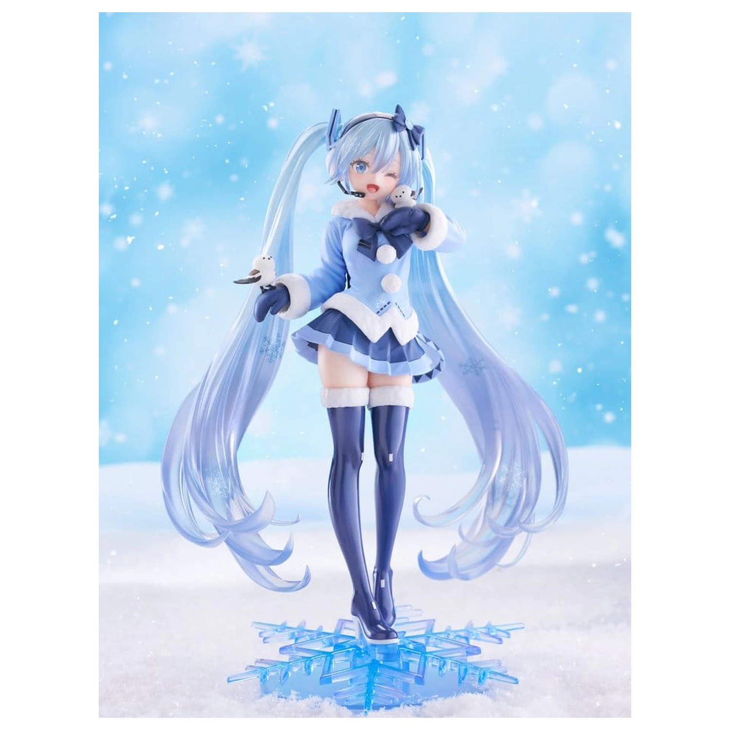 Hatsune Miku AMP+ PVC Figur Snow Miku All Stars 2012 Ver. 25 cm Produktfoto