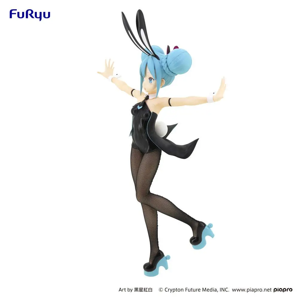 Hatsune Miku BiCute Bunnies PVC Statue Hatsune Miku Black Ver. 30 cm Produktfoto