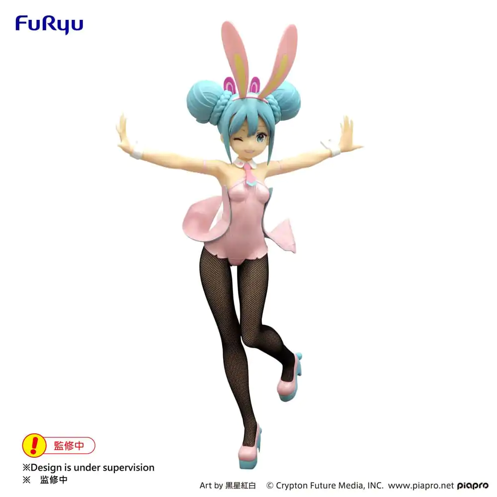 Hatsune Miku BiCute Bunnies PVC Statue Wink Pearl Pink Color Ver. 30 cm termékfotó