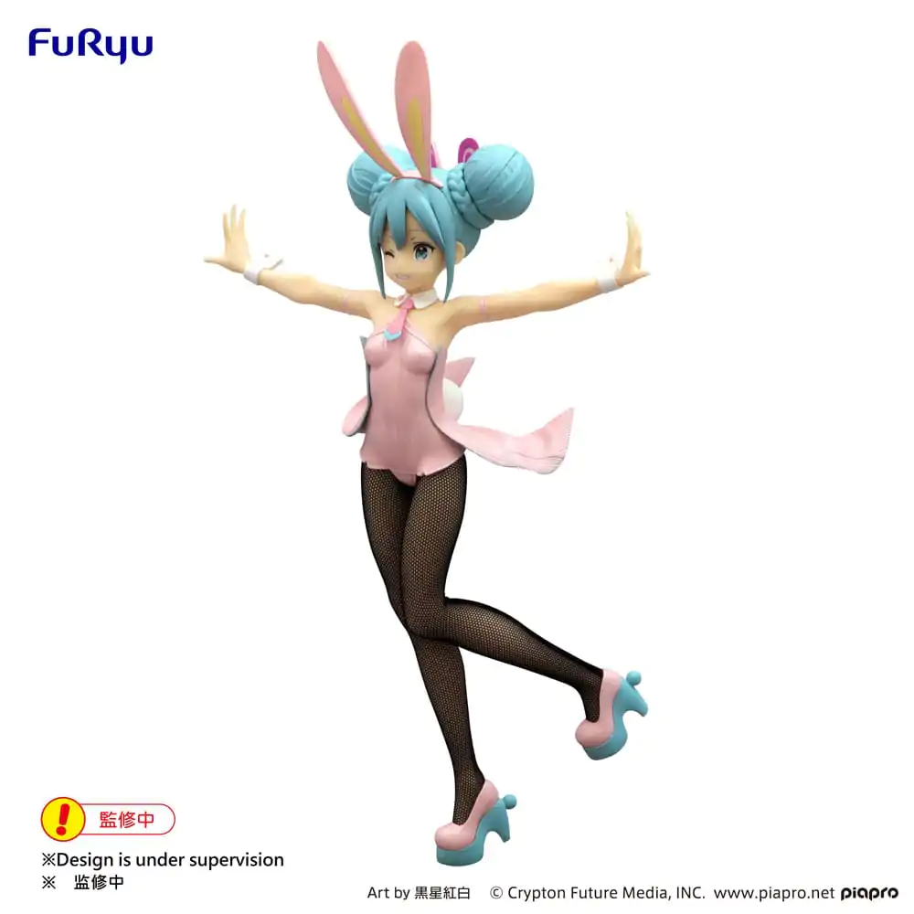 Hatsune Miku BiCute Bunnies PVC Statue Wink Pearl Pink Color Ver. 30 cm termékfotó