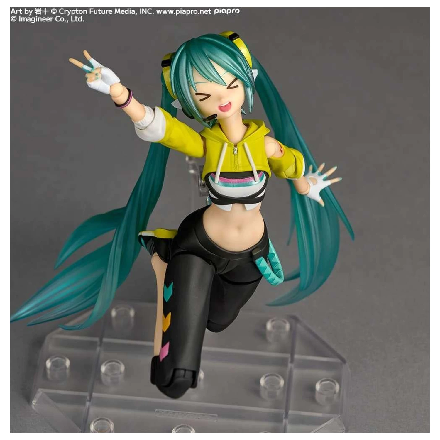 Hatsune Miku Boxing Version Figur Revoltech A.Y. 15 cm Produktfoto