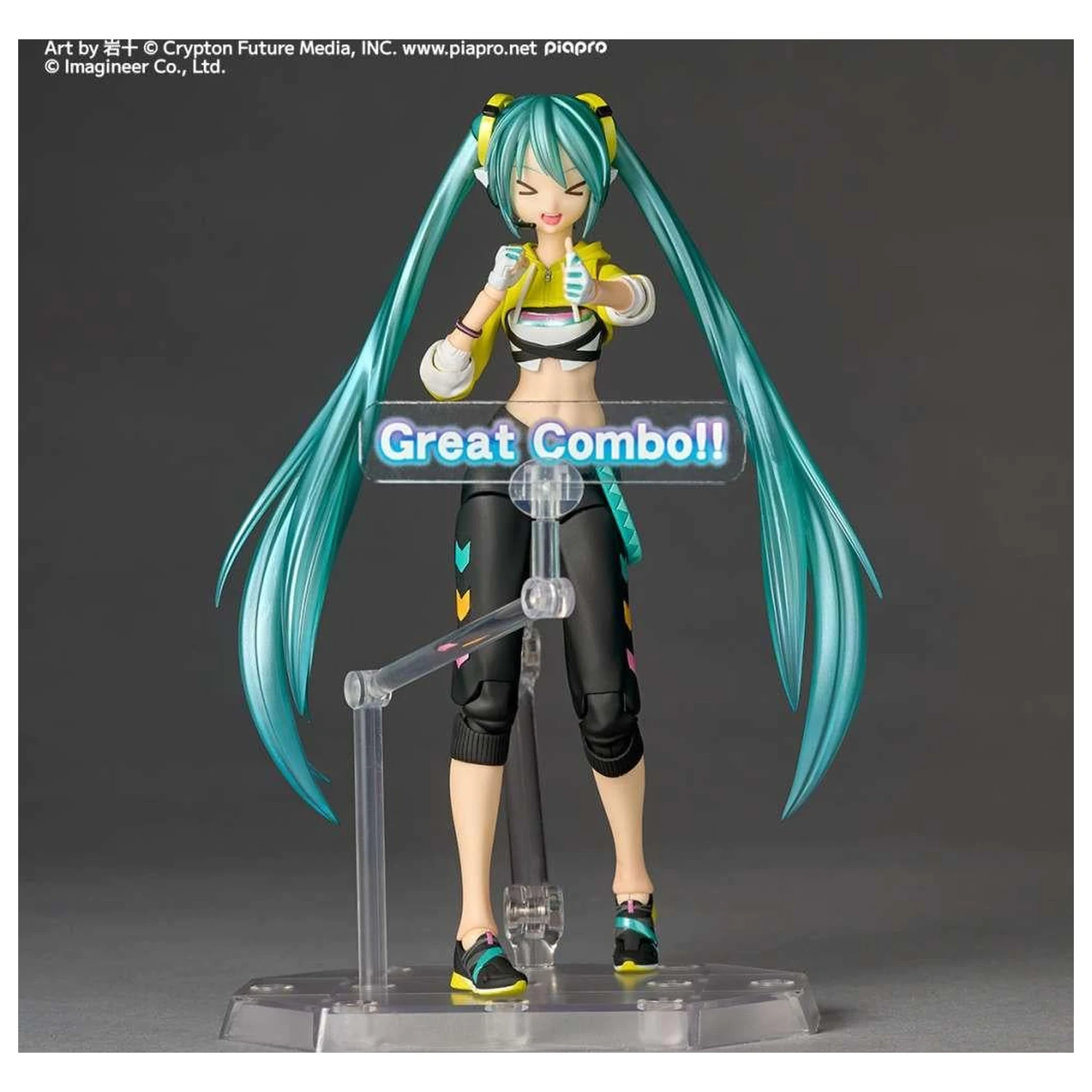 Hatsune Miku Boxing Version Figur Revoltech A.Y. 15 cm Produktfoto