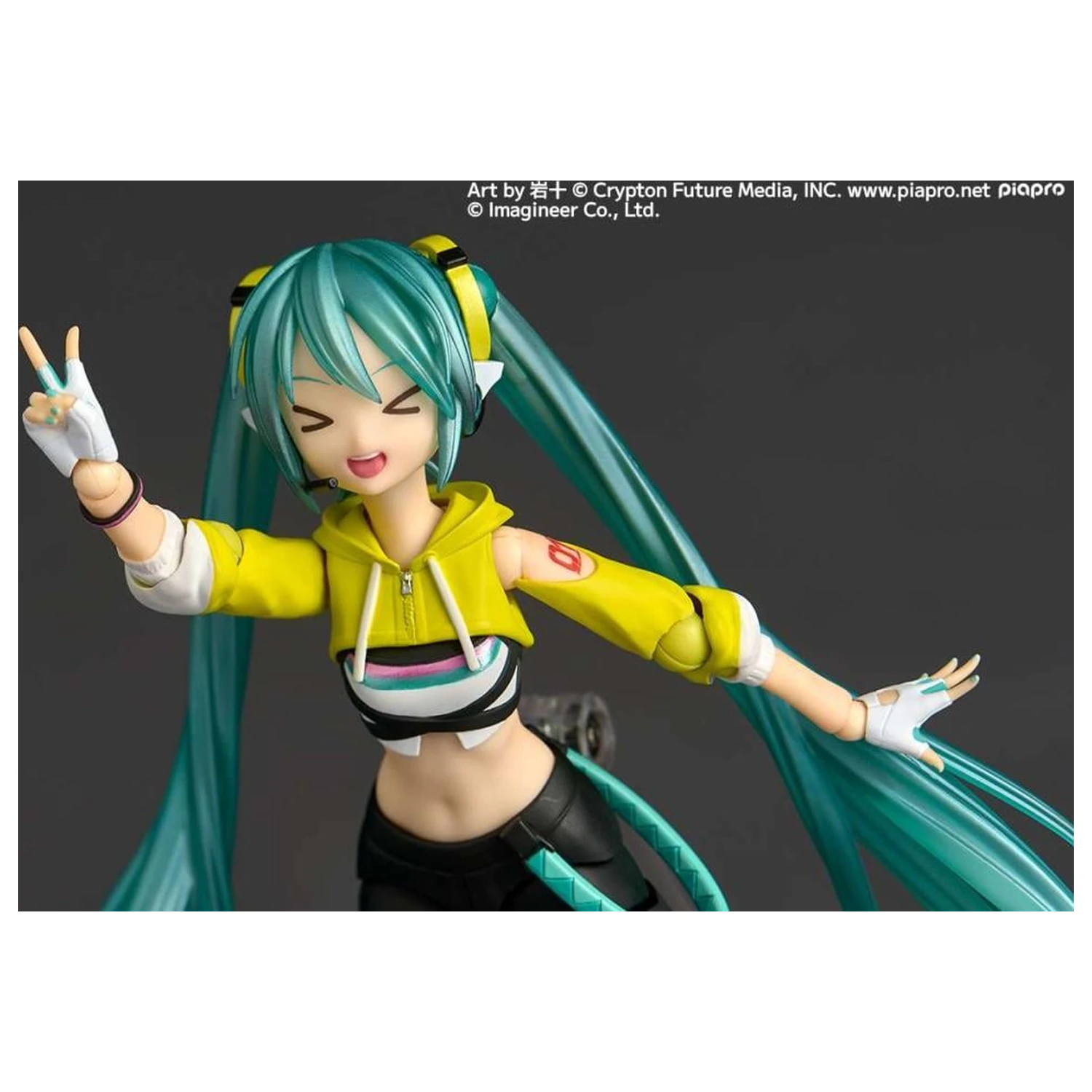 Hatsune Miku Boxing Version Figur Revoltech A.Y. 15 cm Produktfoto