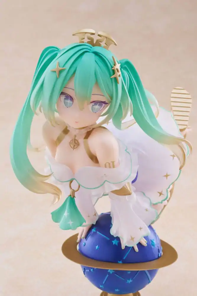 Hatsune Miku PVC Statue Bust Up Figure 39 Miku's Day Anniversary 2nd Season Glittering Star Ver. 18 cm Produktfoto