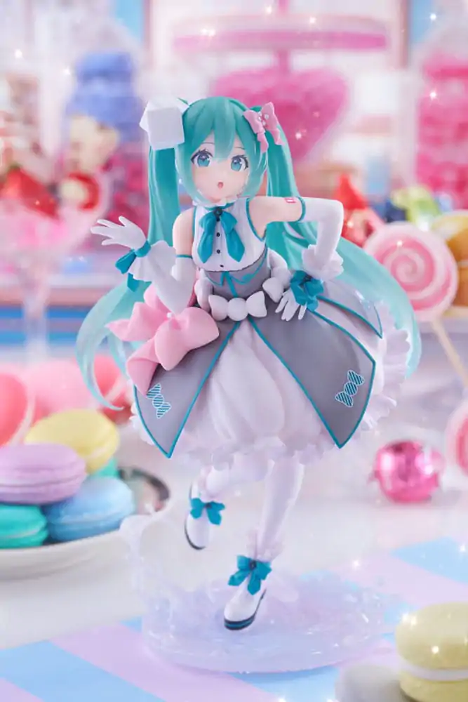 Hatsune Miku PVC Statue Bust Up Figure 39 Miku's Day Anniversary 2nd season Melty Sugar Ver. 18 cm termékfotó