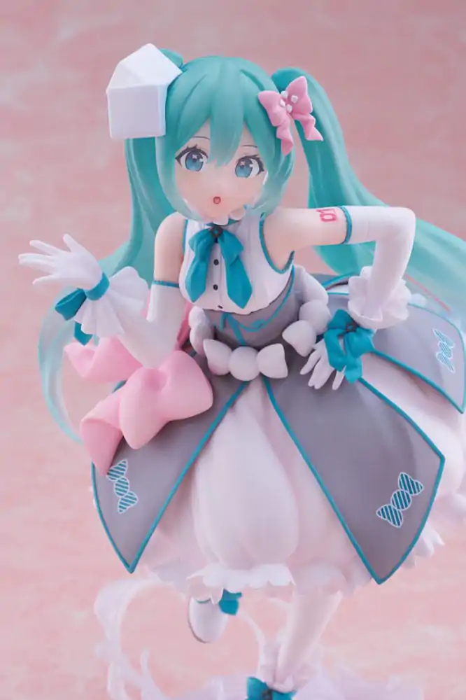 Hatsune Miku PVC Statue Bust Up Figure 39 Miku's Day Anniversary 2nd season Melty Sugar Ver. 18 cm termékfotó