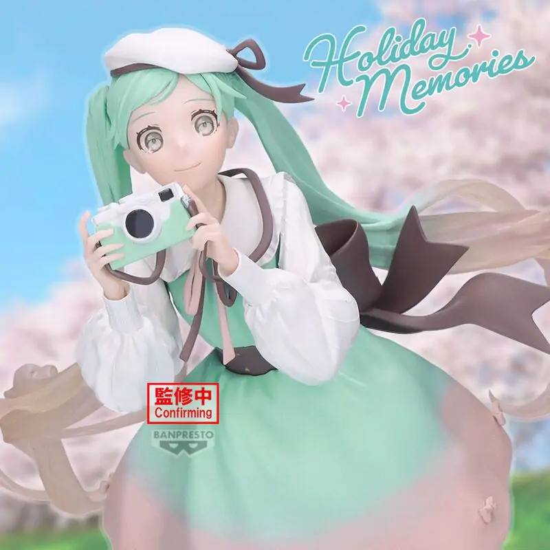 Hatsune Miku Camera Holiday Memories Figur 20cm termékfotó