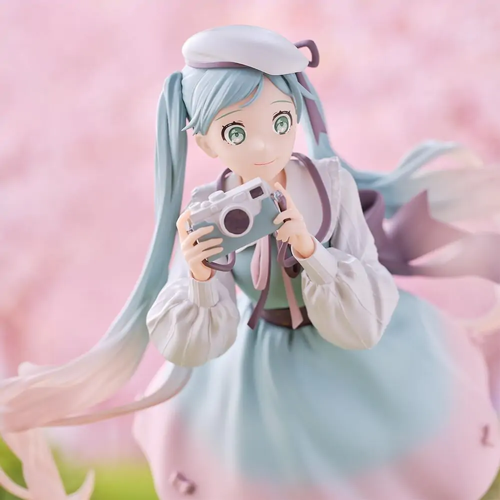 Hatsune Miku Camera Holiday Memories Figur 20cm Produktfoto