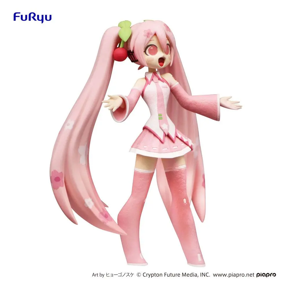 Hatsune Miku CartoonY PVC Statue Sakura Miku 16 cm Produktfoto