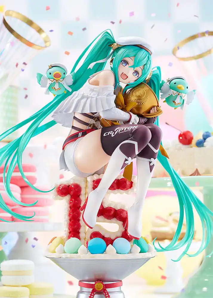Hatsune Miku Characters PVC Statue 1/6 Racing Miku: 2023 - 15th Anniversary Ver. 26 cm Produktfoto