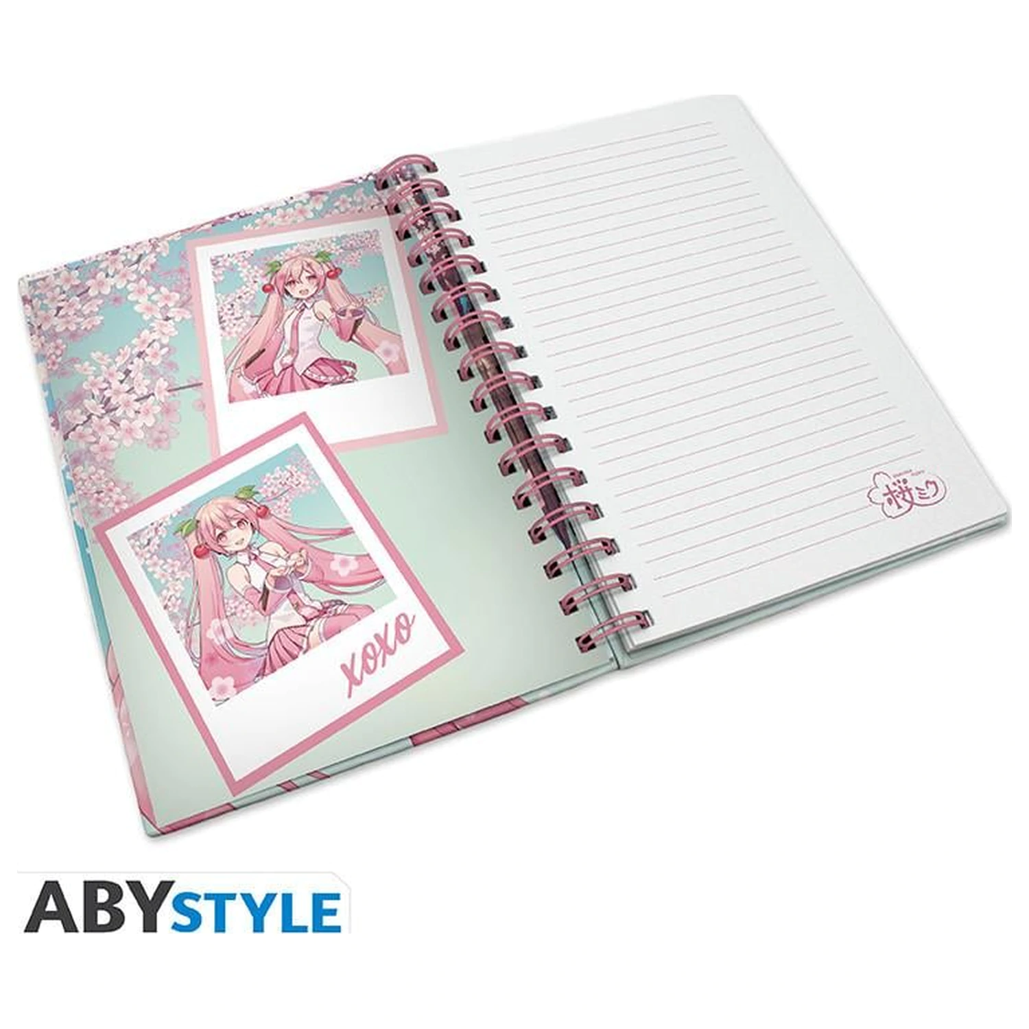 Hatsune Miku Cherry Blossoms Notizbuch A5 Spiral Produktfoto