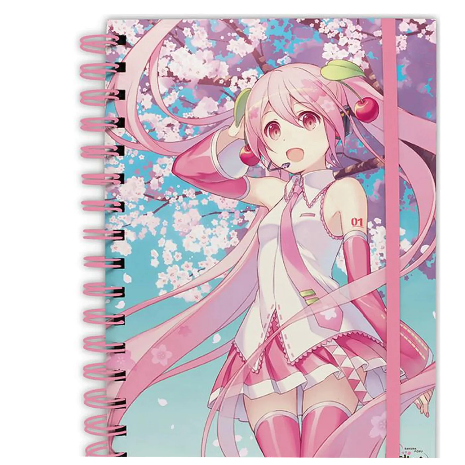Hatsune Miku Cherry Blossoms Notizbuch A5 Spiral Produktfoto