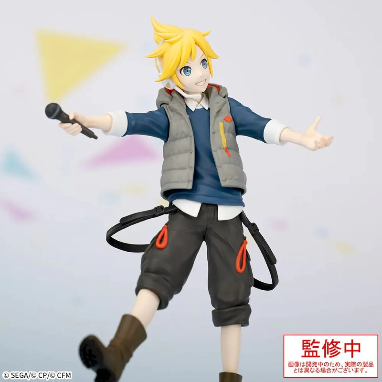 Hatsune Miku: Colorful Stage! Desktop x Decorate Collections PVC-Statue Kagamine Len Street Sekai Ver. 15 cm Produktfoto