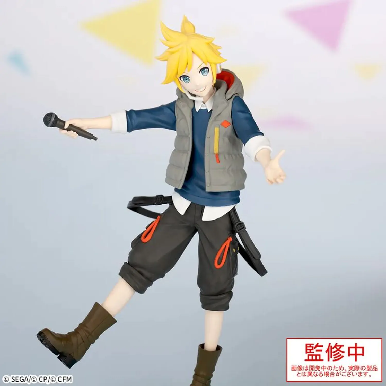 Hatsune Miku: Colorful Stage! Desktop x Decorate Collections PVC-Statue Kagamine Len Street Sekai Ver. 15 cm Produktfoto