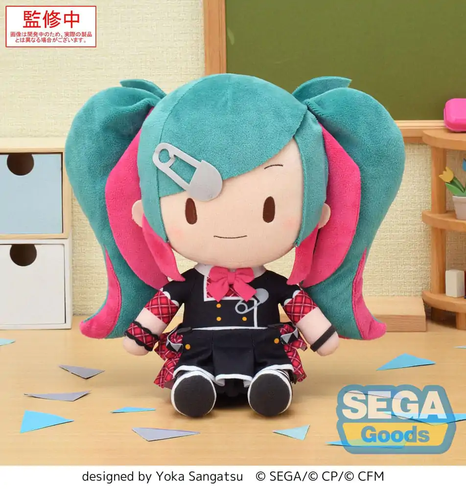 Hatsune Miku: Colorful Stage! Plüschfigur Classroom SEKAI Miku L 27 cm Produktfoto