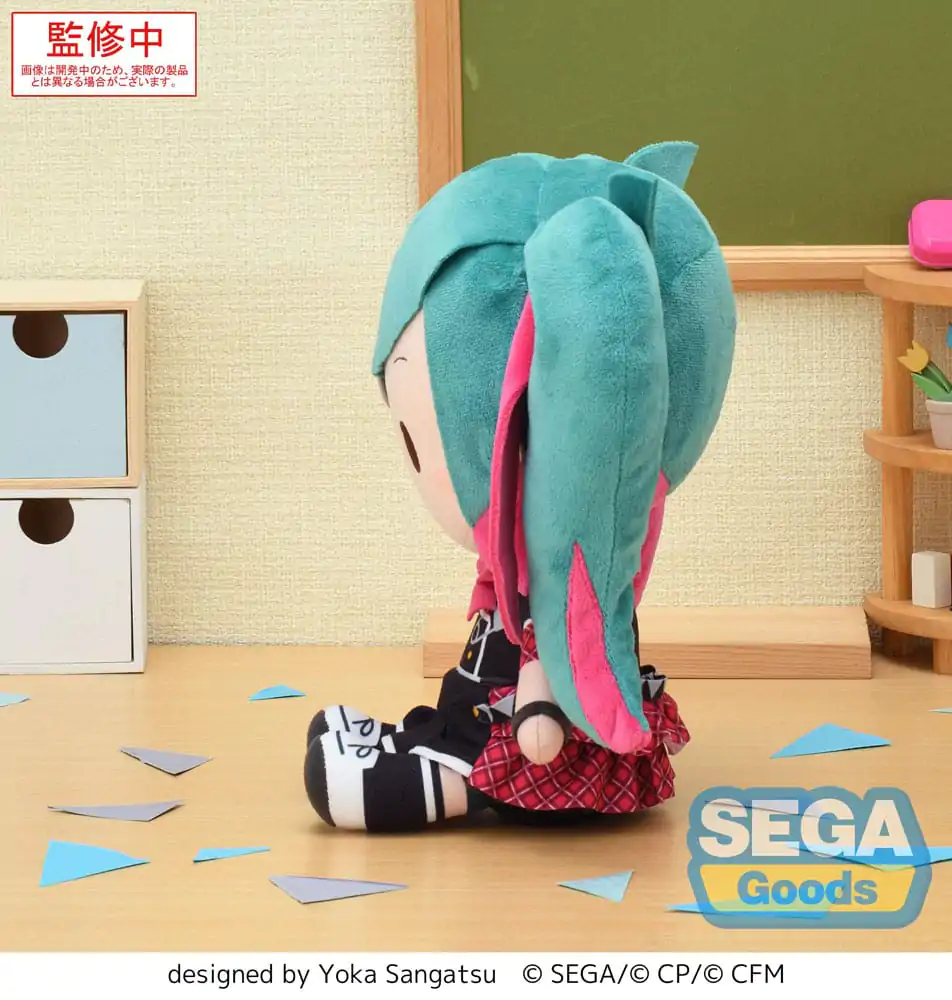 Hatsune Miku: Colorful Stage! Plüschfigur Classroom SEKAI Miku L 27 cm Produktfoto