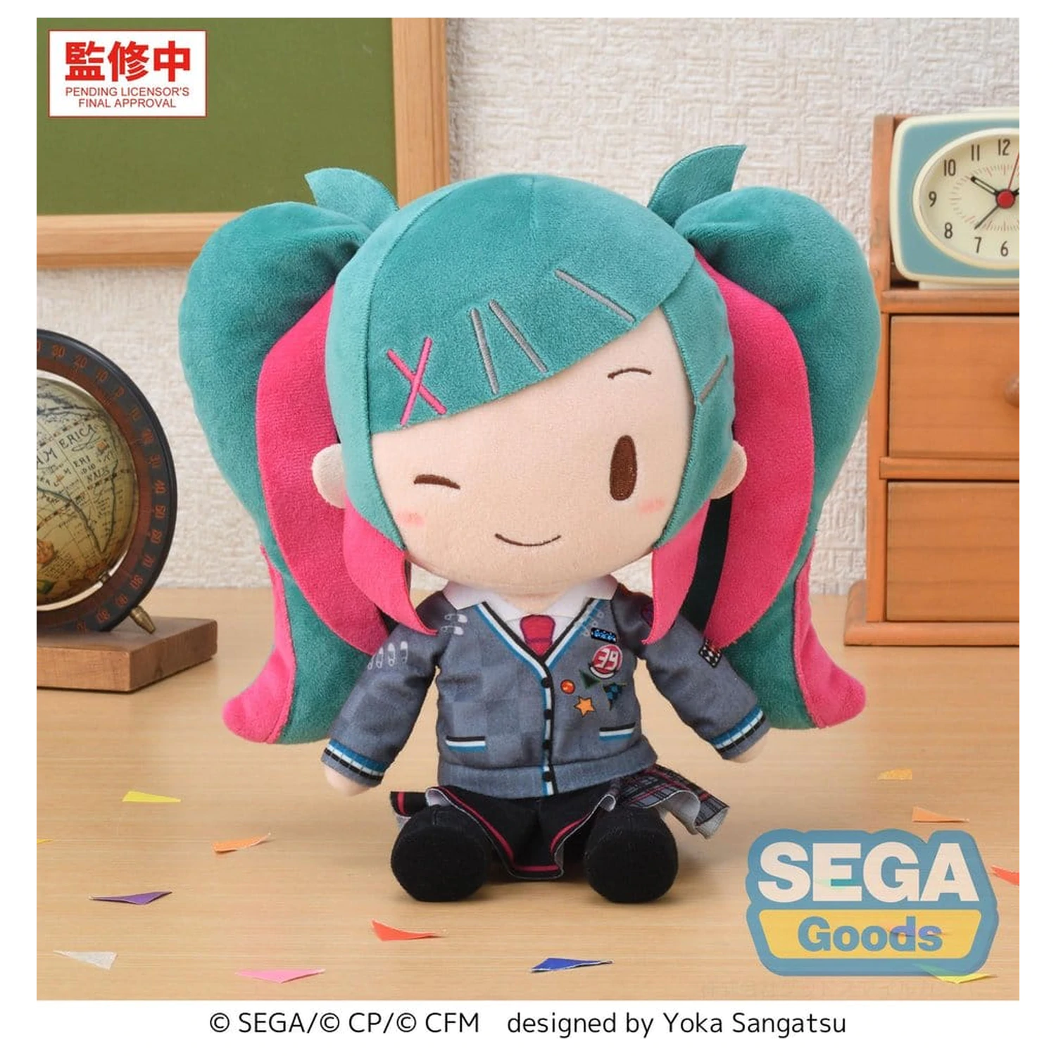 Hatsune Miku: Colorful Stage! Plüschfigur fuwa petit M -School SEKAI Hatsune Miku- Produktfoto