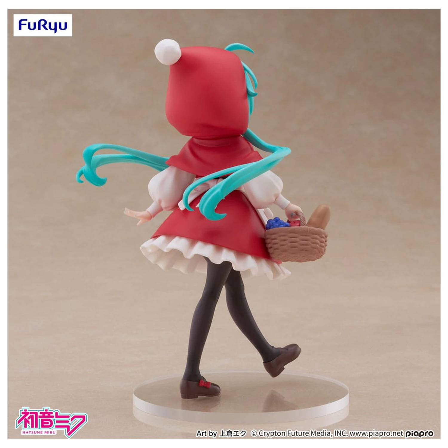 Hatsune Miku Desktop Fairy PVC Statue Hatsune Miku Rotkäppchen Ver. 16 cm Produktfoto