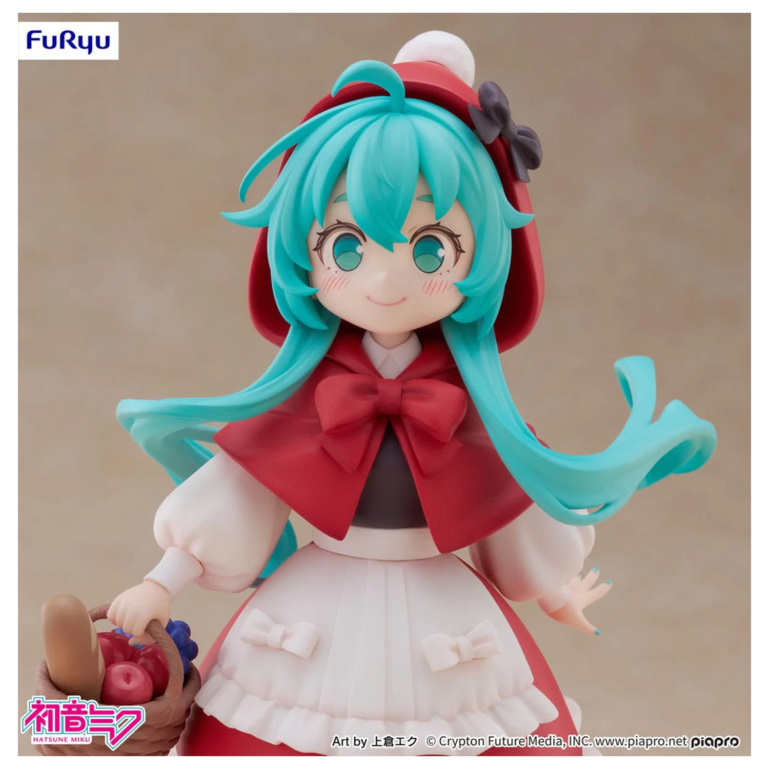 Hatsune Miku Desktop Fairy PVC Statue Hatsune Miku Rotkäppchen Ver. 16 cm Produktfoto