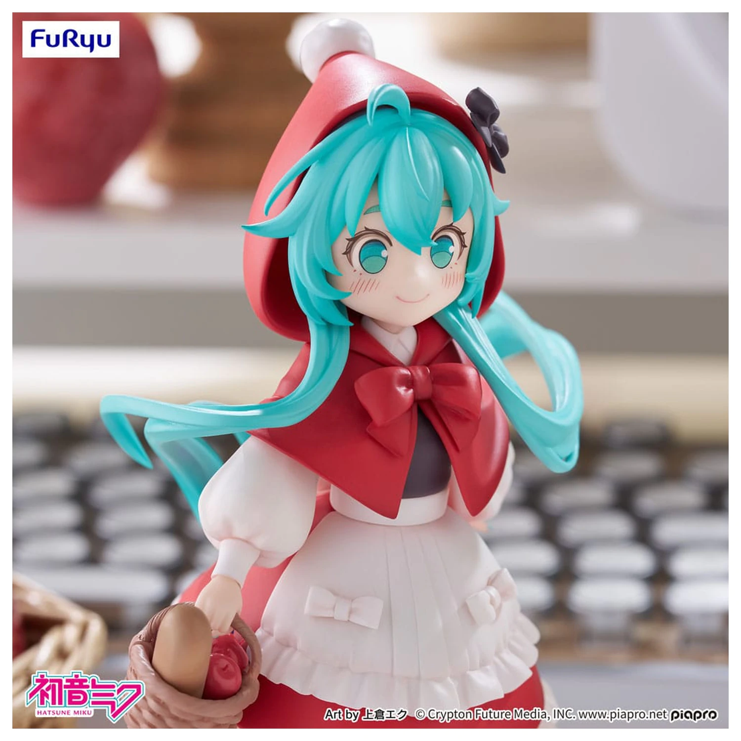 Hatsune Miku Desktop Fairy PVC Statue Hatsune Miku Rotkäppchen Ver. 16 cm Produktfoto