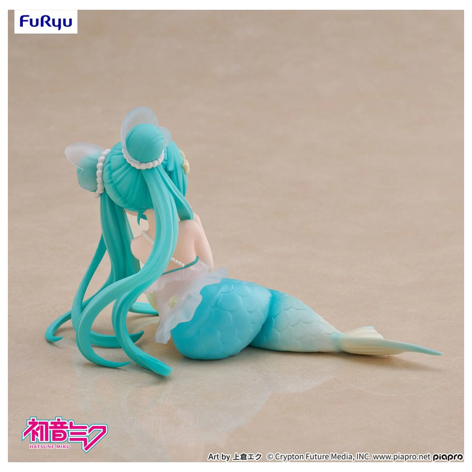 Hatsune Miku Schreibtisch Fee PVC Statue Hatsune Miku Meerjungfrau Prinzessin Ver. 9 Zentimeter Produktfoto