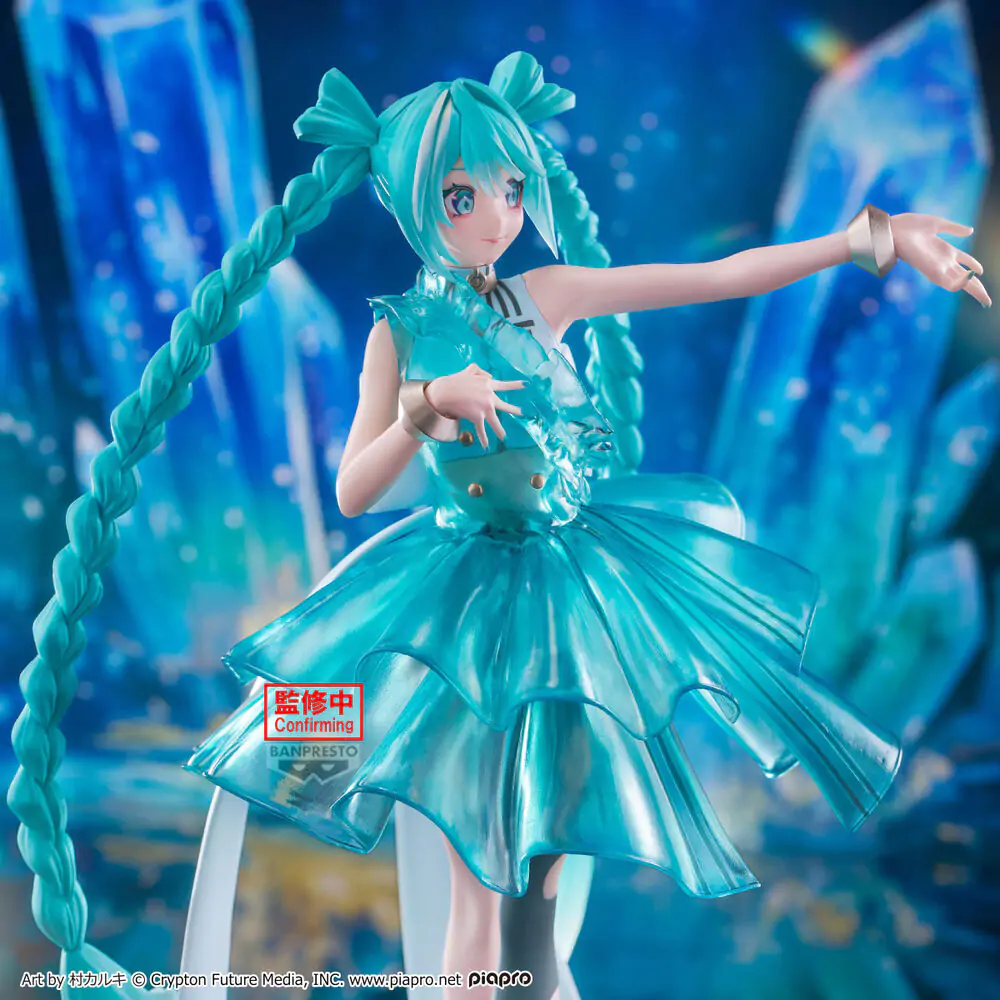 Hatsune Miku EmeraldGem Clearluxe Figur 28 cm Produktfoto