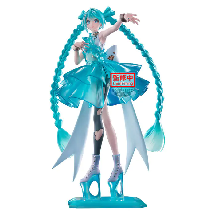 Hatsune Miku EmeraldGem Clearluxe Figur 28 cm Produktfoto