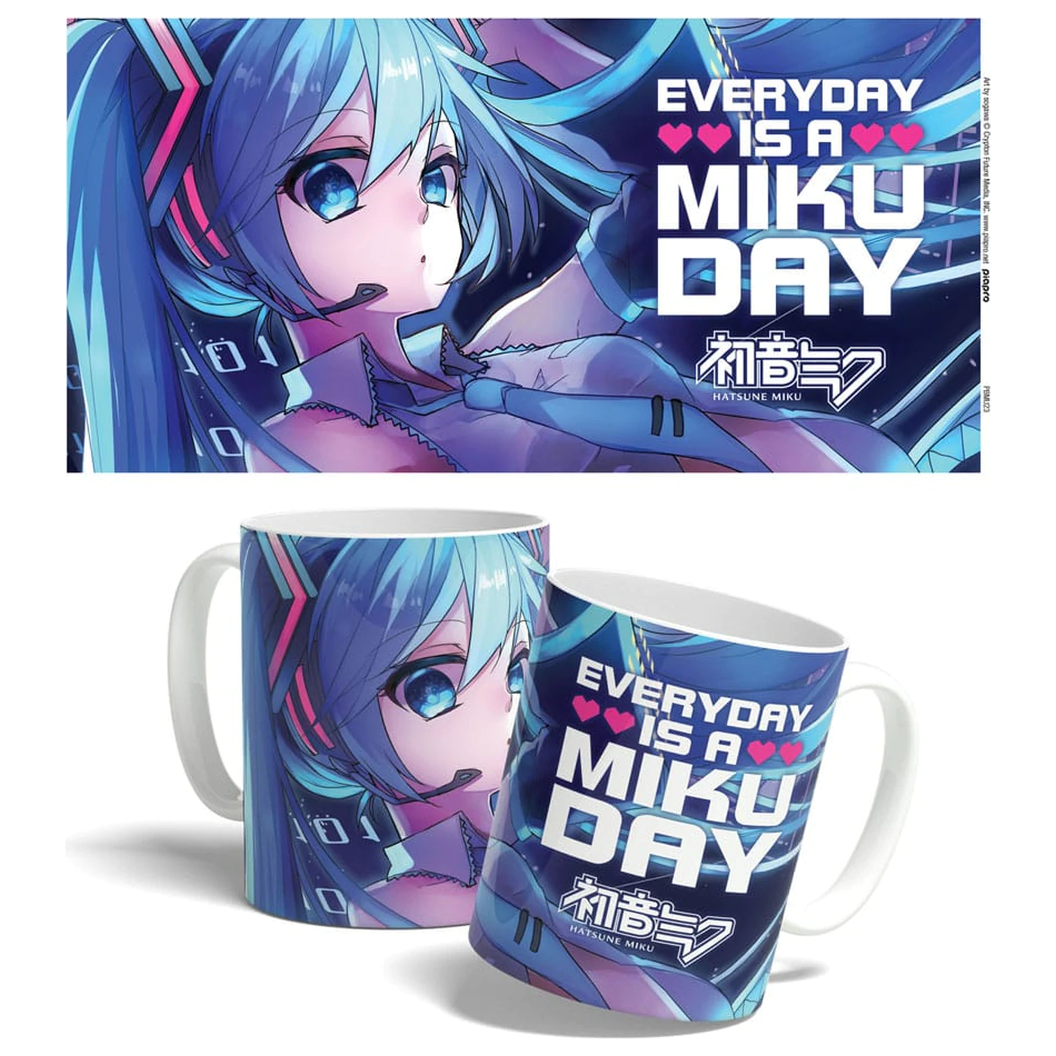 Hatsune Miku Tasse Everyday is a Miku Day 325 ml Produktfoto