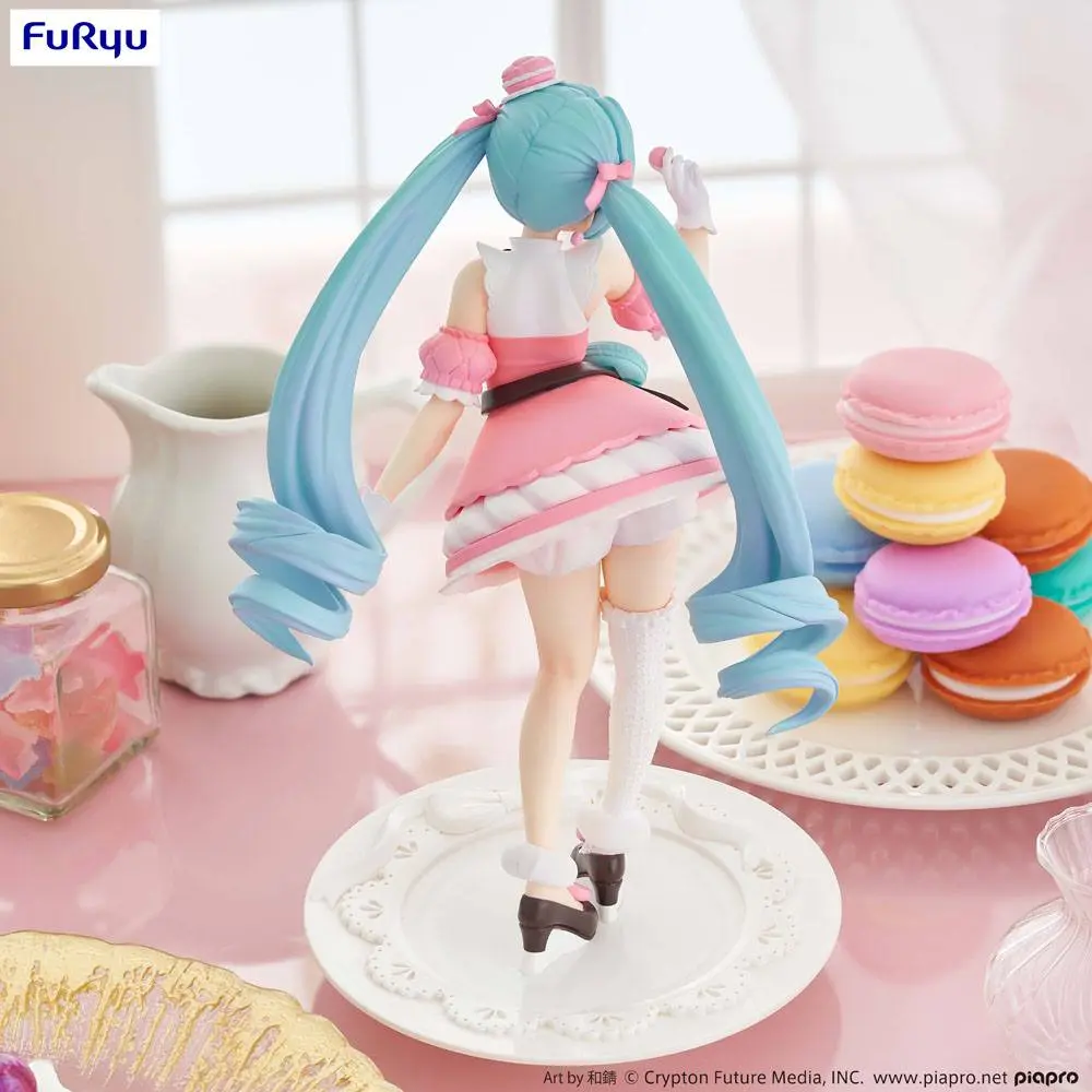 Hatsune Miku Exceed Creative PVC Statue Hatsune Miku Sweet Sweets Series Macaroon 21 cm Produktfoto