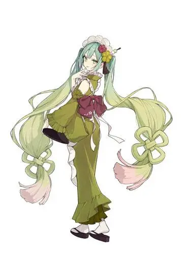 Hatsune Miku Exceed Creative PVC Statue Hatsune Miku Matcha Green Tea Parfait Ver. 20 cm (re-run) Produktfoto