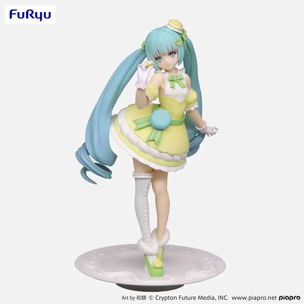 Hatsune Miku Exceed Creative PVC Statue SweetSweets Series Macaroon Citron Color Ver. 22 cm termékfotó