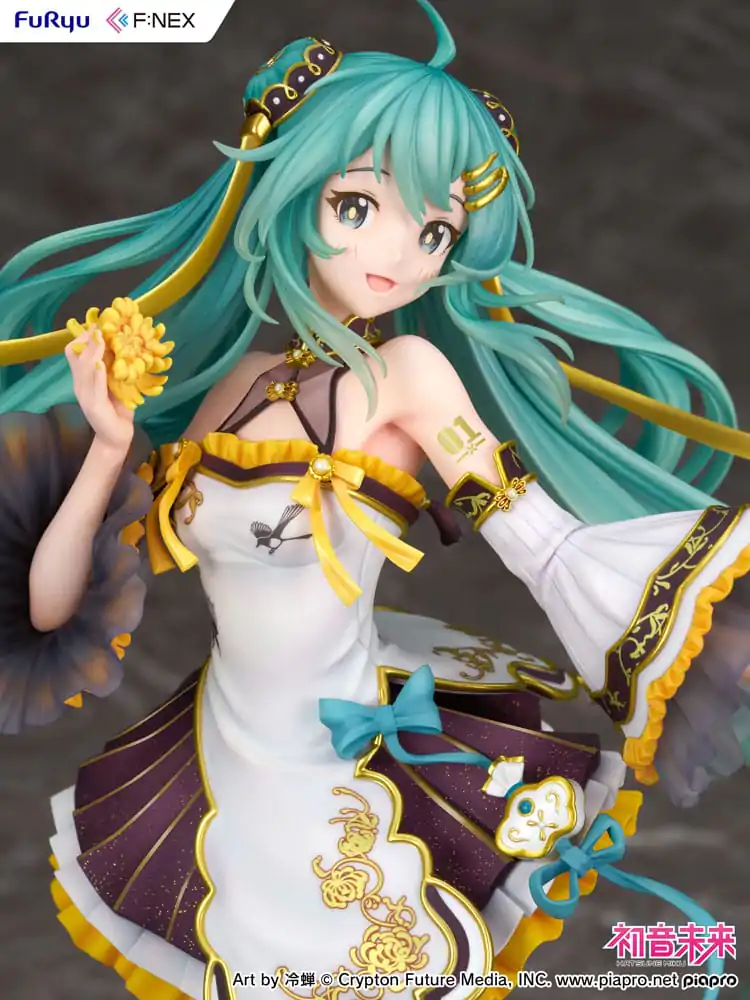 Hatsune Miku F:NEX PVC Statue 1/7 Hatsune Miku Mid-Autumn Festival Ver. 27 cm termékfotó