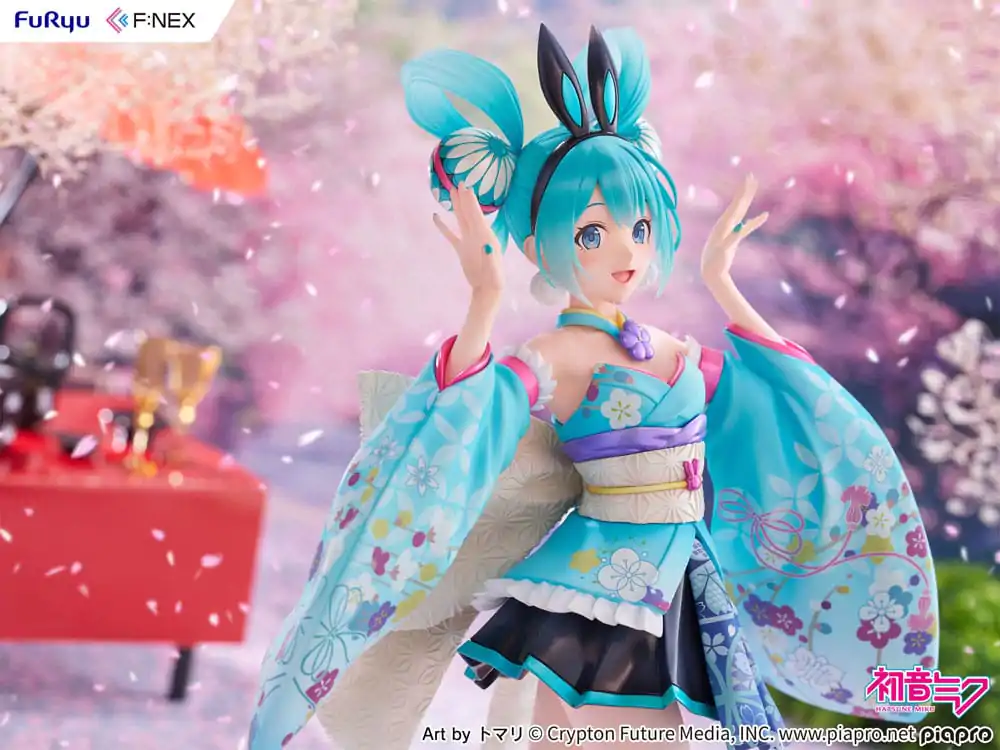 Hatsune Miku F:NEX PVC Statue 1/7 Hatsune Miku Wa-bunny 27 cm termékfotó