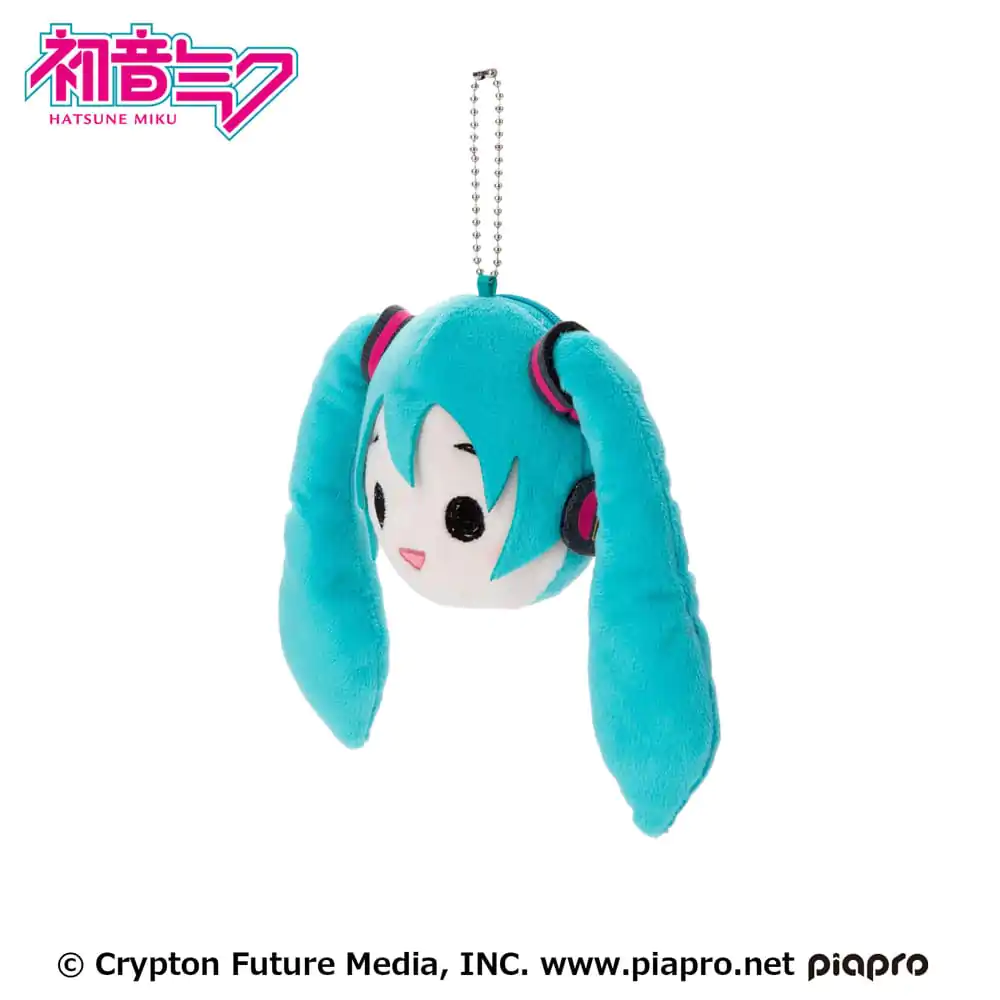 Hatsune Miku Plüsch-Schlüsselanhänger Miku Face 13 cm termékfotó