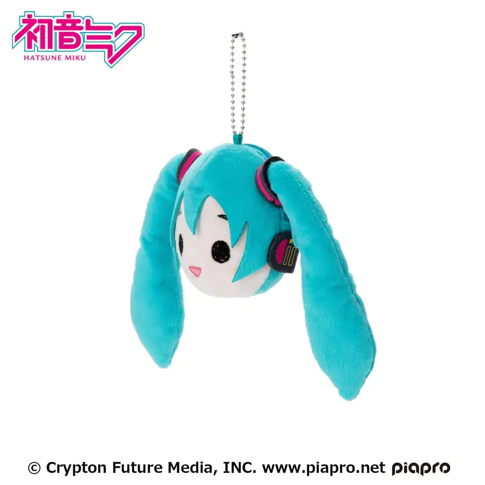 Hatsune Miku Plüsch-Schlüsselanhänger Miku Face 13 cm termékfotó