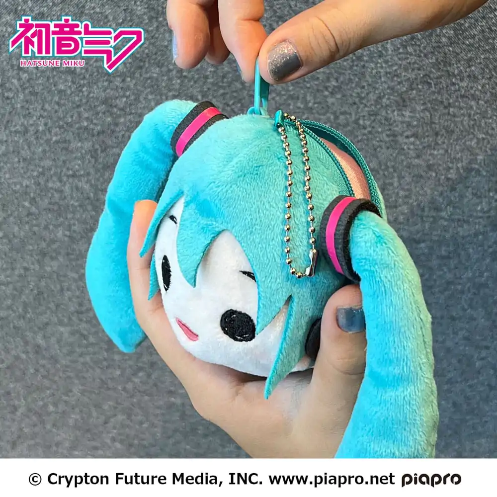 Hatsune Miku Plüsch-Schlüsselanhänger Miku Face 13 cm termékfotó