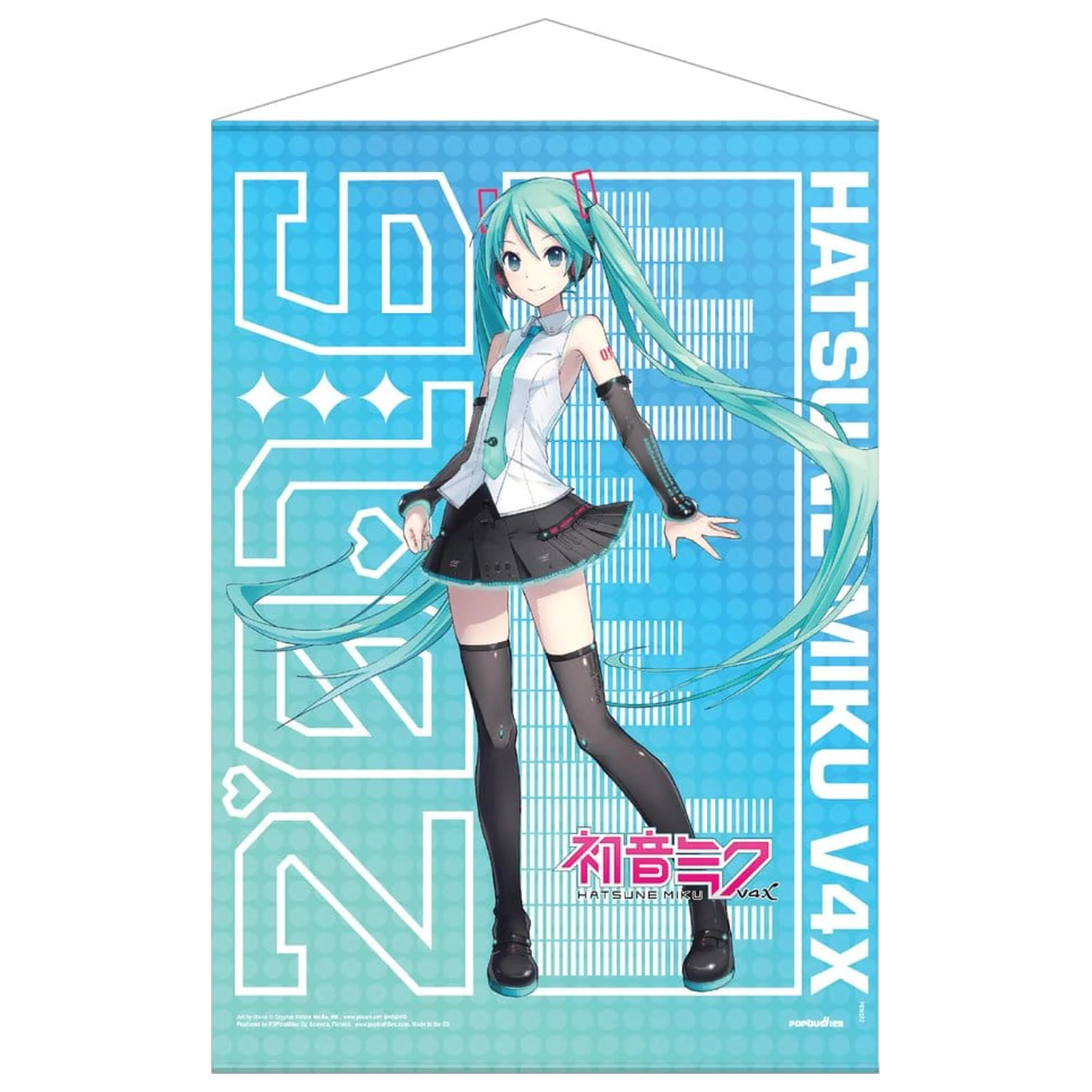Hatsune Miku Wandbanner V4x Stoff 50 x 70 cm Produktfoto