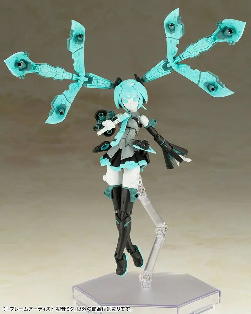 Hatsune Miku Frame Arms Plastic Model Kit 1/100 Frame Music Girl Hatsune Miku 16 cm Produktfoto