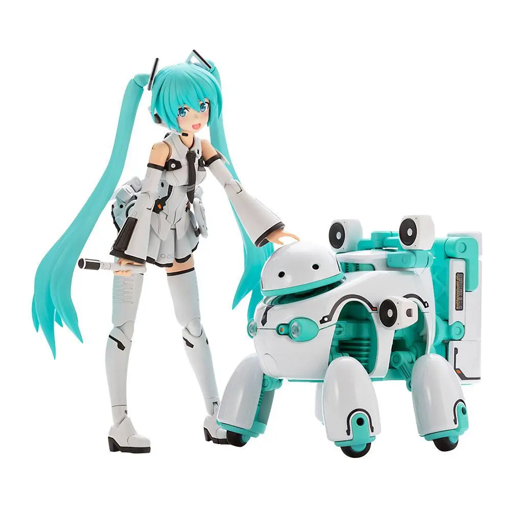 Hatsune Miku Frame Arms Girl Plastic Model Kit Music Girl Hatsune Miku (Maruttoys Ver.) & Tamotu (Miku Ver.) 15 cm Produktfoto
