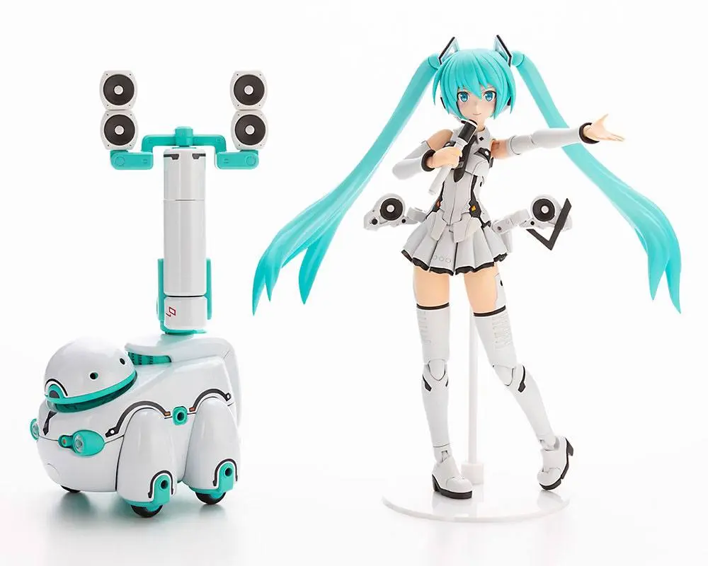 Hatsune Miku Frame Arms Girl Plastic Model Kit Music Girl Hatsune Miku (Maruttoys Ver.) & Tamotu (Miku Ver.) 15 cm Produktfoto