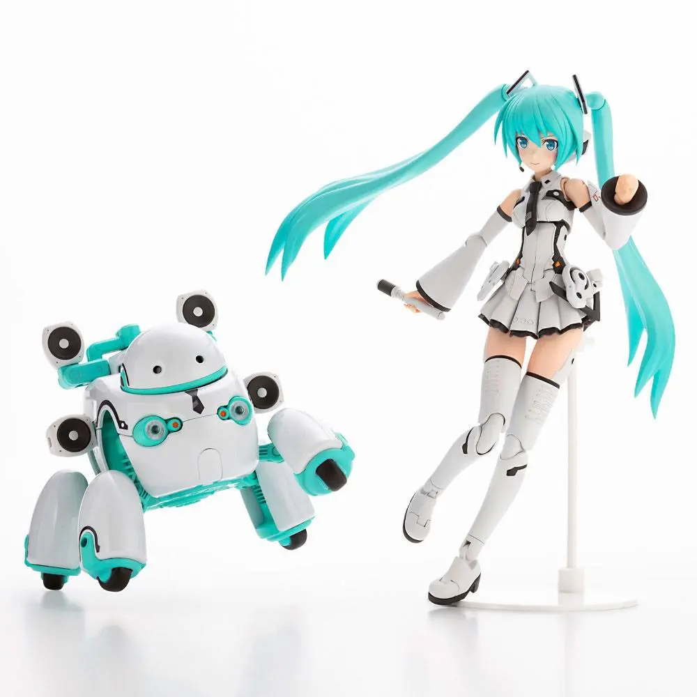 Hatsune Miku Frame Arms Girl Plastic Model Kit Music Girl Hatsune Miku (Maruttoys Ver.) & Tamotu (Miku Ver.) 15 cm Produktfoto
